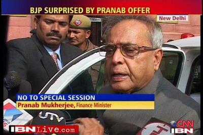Pranab hopes Budget Session will be smooth