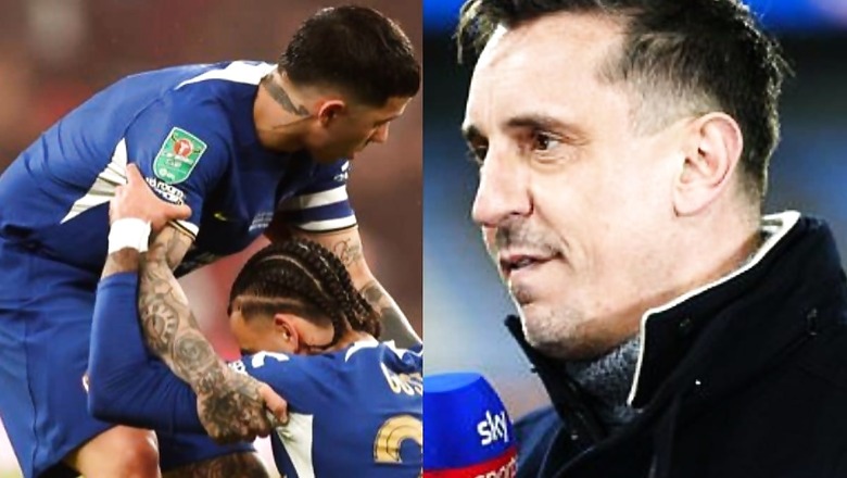 'The Blue Billion-Pound Bottlejobs': Gary Neville Rips Into Chelsea During EFL Cup Final vs Liverpool