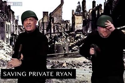 The amazing Tom Hanks reenacts all his movies in under 7 minutes