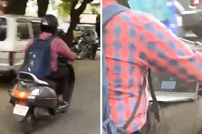 Peak Bengaluru: Man Attends Zoom Call While Riding Scooty on Busy Road, Police Reacts