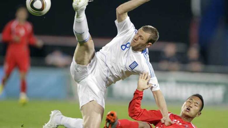 Football WC warmup: N Korea hold Greece 2-2