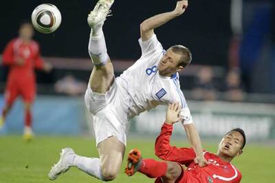 Football WC warmup: N Korea hold Greece 2-2