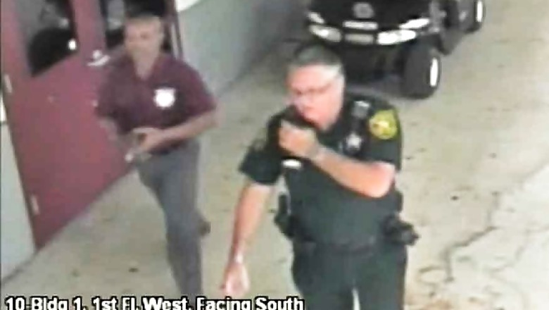Video Shows Florida Deputy Outside Parkland High School During Rampage