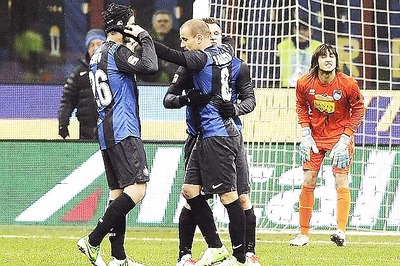 Inter Milan beat Verona to boost European hopes
