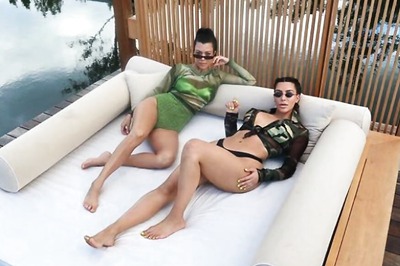 Kim and Kourtney Kardashian are Giving Us Major Sibling and Travel Goals; See Pics