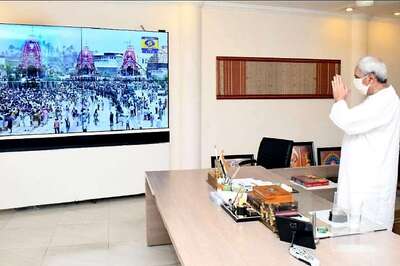 Odisha CM Naveen Patnaik Watches Puri Jagannath Rath Yatra on Television