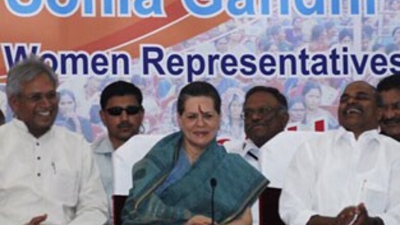Sonia's poll campaign begins, pitch on secularism