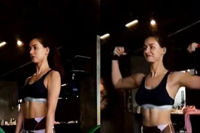 Disha Patani Flexes Her Biceps After Lifting Weights, Rumoured BF Tiger Shroff Says 'Ripped'