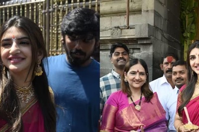 After A Lackluster Response To Guntur Kaaram, Sreeleela Visits Tirumala Temple With Family