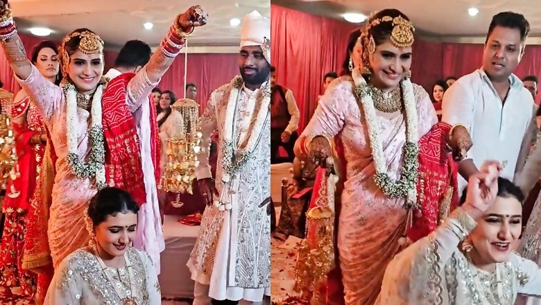 Bride Arti Singh Drops Kaleeras on Cousin Ragini Khanna; Latter's Reaction Goes Viral | Watch