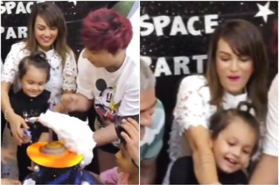 Watch: Nisha Rawal Celebrates Son Kavish's Fourth Birthday with a Space Theme Party