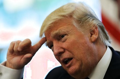 Protesters Denounce Donald Trump's First Presidential New York Home Visit