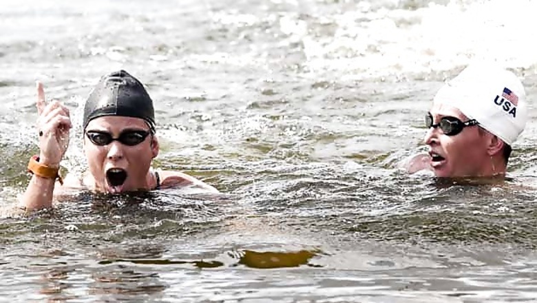 Hungary's Risztov wins gold in women's 10k marathon swim