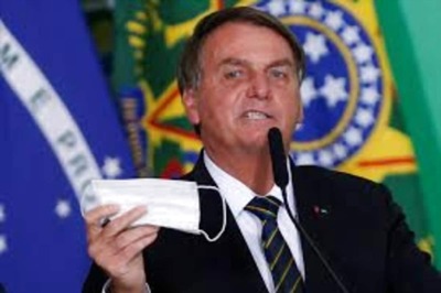Brazil President Bolsonaro Fined for Maskless Motorcycle Rally