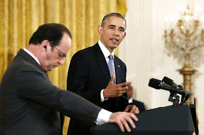 Obama urges Turkey, Russia to talk after plane downing