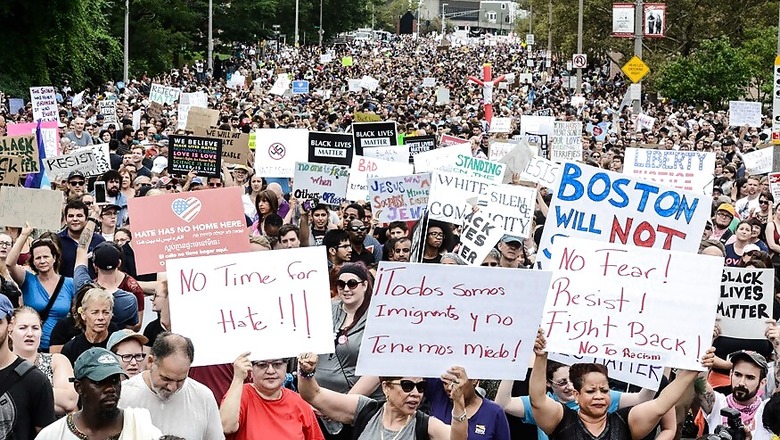 Thousands Take to Streets in Boston Protest Against Hate Speech