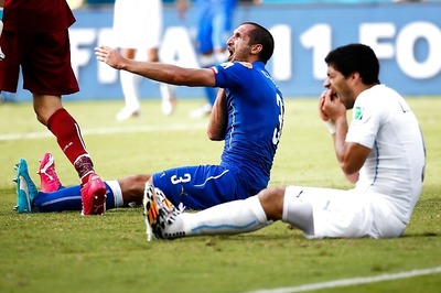 'I Admire His Cunning': Giorgio Chiellini Calls Luis Suarez Smart for World Cup Bite