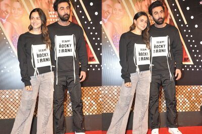 Ranbir Kapoor And Alia Bhatt Exude Couple Goals As They Twin In Matching Jumpers At Rocky Aur Rani Kii Prem Kahaani Premiere