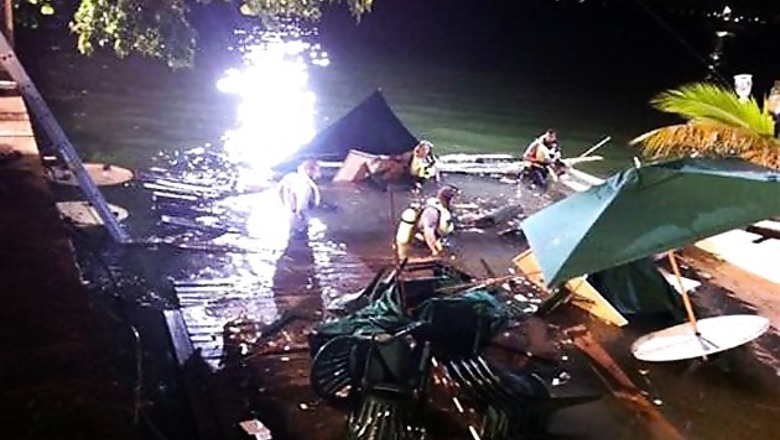 Sports bar deck in Miami collapses, authorities rescue dozens trapped in water