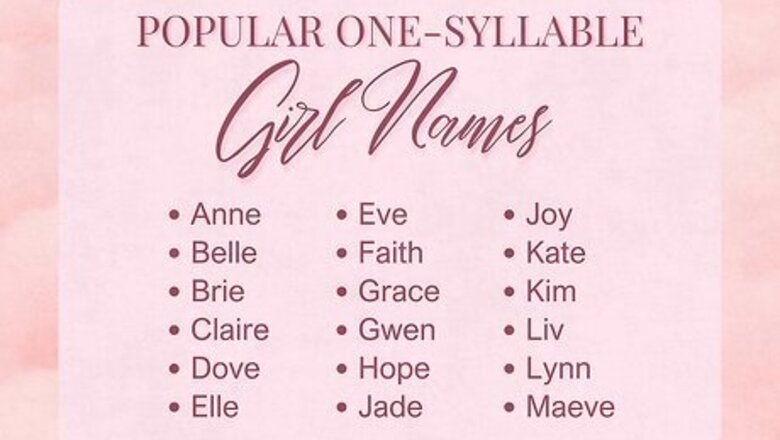 136 One-Syllable Girl Names