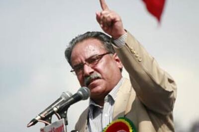 Indian flag desecrated by Nepal Maoists