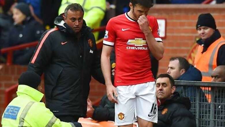 EPL: Manchester United's Carrick out for the season, says Louis van Gaal