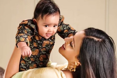Actress Amala Paul's Pics With Son Ilai Viral