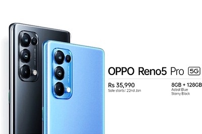 Oppo Reno 5 Pro 5G Surpasses Sales Record Set by Predecessor With a 91% Growth in Sales