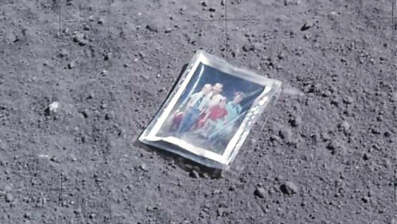 Apollo 16 astronaut left family photograph on moon