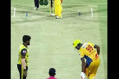 Ravichandran Ashwin Gets Taste of His Own Medicine; Warned for Leaving Crease Early: WATCH