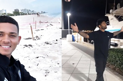 IND vs WI: Suryakumar Yadav, Tilak Varma Enjoy Night Out; Yashasvi Jaiswal Hits the Beach Ahead of 4th T20I