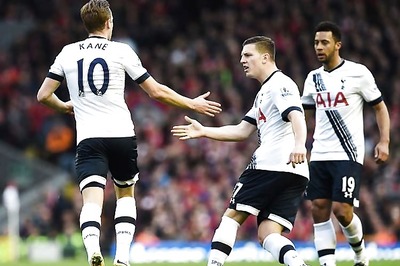 Harry Kane helps Tottenham secure 1-1 draw at Liverpool