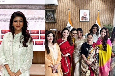 Actor Lakshmi Manchu Celebrates Historic Women's Reservation Bill At New Parliament Building
