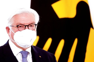 'Join in!': German President Steinmeier Receives AstraZeneca Covid-19 Vaccine