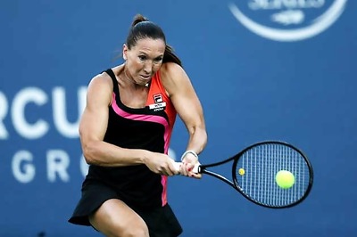 Jankovic advances to quarters at rainy Family Circle Cup