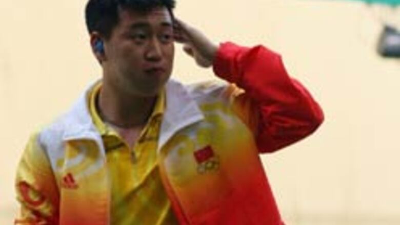 China's Pang wins men's 10m pistol gold
