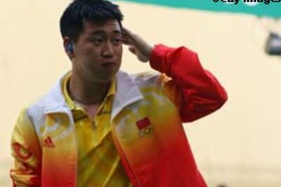 China's Pang wins men's 10m pistol gold