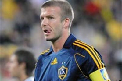 Souvenirs of Beckham visit hit auction sites