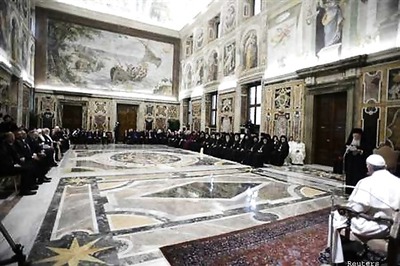 Pope urges dialogue with Islam, more help for the poor