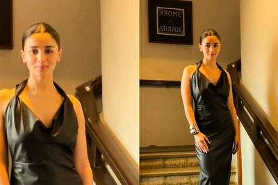 Alia Bhatt Looks Stunning In Black Halter Neck Leather Dress, Fans Call Her ‘Beautiful’; Watch