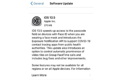 Apple iOS 13.5 Brings Faster iPhone Unlock if You Are Wearing a Mask & Gets New Contact Tracing API