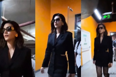 Sexy! Kriti Sanon Slips Into Lacy Stockings To Promote Ganapath at India Vs Aus World Cup Match