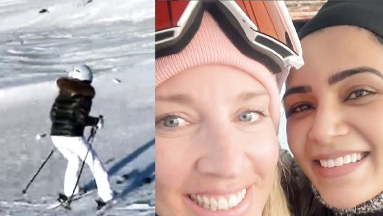 Samantha Ruth Prabhu Shares Amusing Video of Her Falling in Switzerland, Thanks Ski Trainer