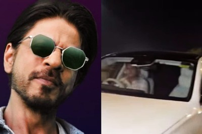 SRK Covers His Car With Black Curtains As He Attends Amritpal Singh’s Diwali Bash, Aryan Khan Snapped
