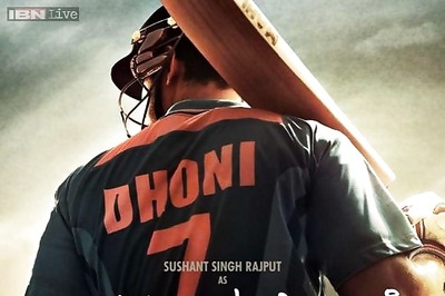 MS Dhoni biopic first look: Sushant Singh Rajput takes up the bat and dons a No 7 jersey