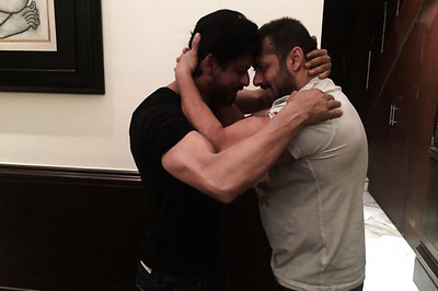 Photo of the day: Salman Khan hugs and wishes Shah Rukh Khan on his birthday