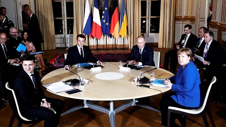 Russia's Putin Meets Ukraine President for First Time at Paris Peace Summit