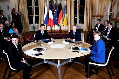 Russia's Putin Meets Ukraine President for First Time at Paris Peace Summit