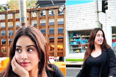 Janhvi Kapoor's Black Bodycon Dress with Matching Overcoat is the Perfect Look for Winters