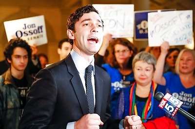 Georgia's Ossoff quarantines after wife positive for virus